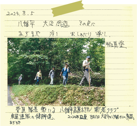 お客様が送ってくださった滞在中の思い出写真